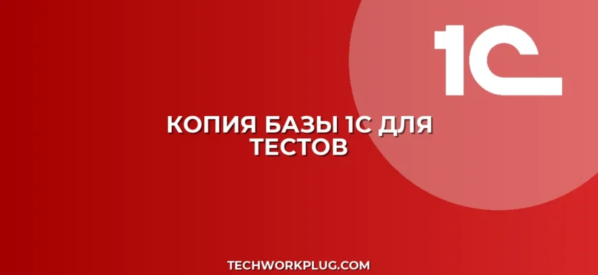 Как сделать копию базы 1С для тестов: инструкция