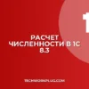 Как посчитать среднесписочную численность в 1С 8.3