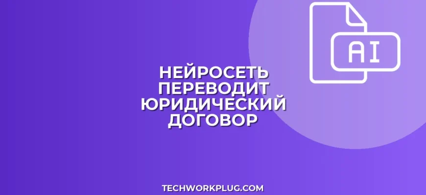Как перевести договор на английский нейросетью