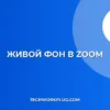 Как в Zoom изменить фон на видео: пошаговая инструкция
