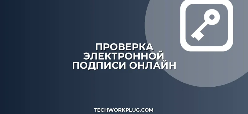 Как проверить электронную подпись на сайте: инструкция
