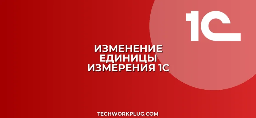 Как изменить единицу измерения в 1С во всех документах