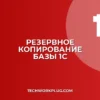 Резервная копия 1С: пошаговая инструкция бэкапа