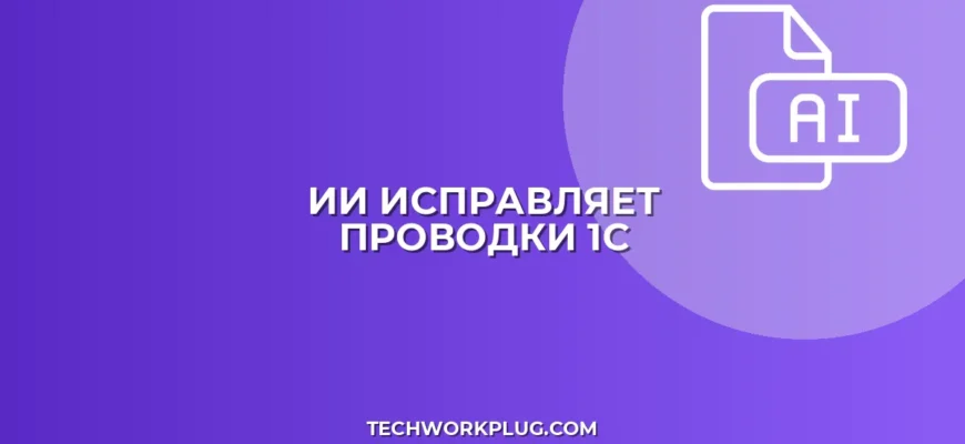Как исправить ошибки в проводках 1С с помощью ИИ