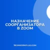 Как добавить соорганизатора в Zoom: инструкция