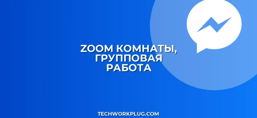 Zoom: Настройка комнат для групповой работы в совещании