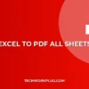 Как сохранить все листы Excel в один PDF: инструкция