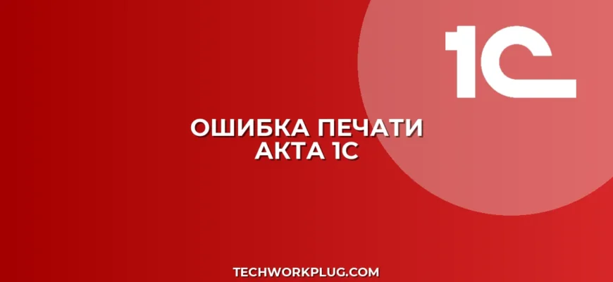 Почему в 1С не печатается акт приема-передачи без печатей
