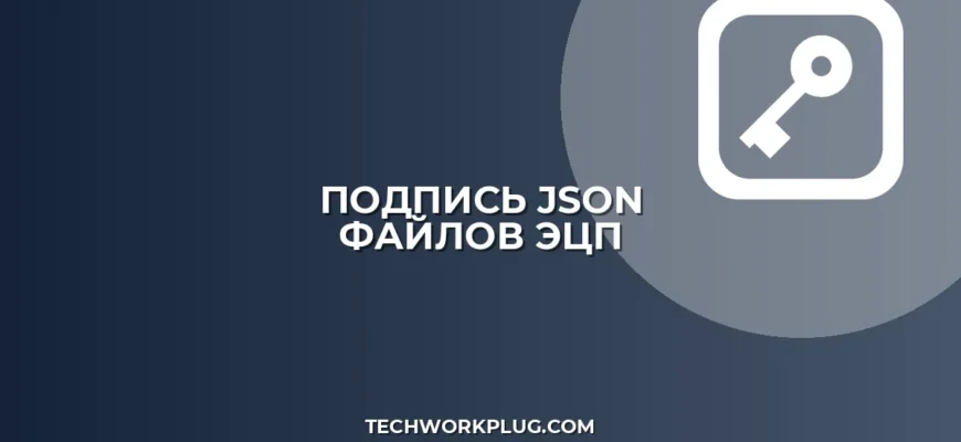 Как подписать JSON электронной подписью: гайд