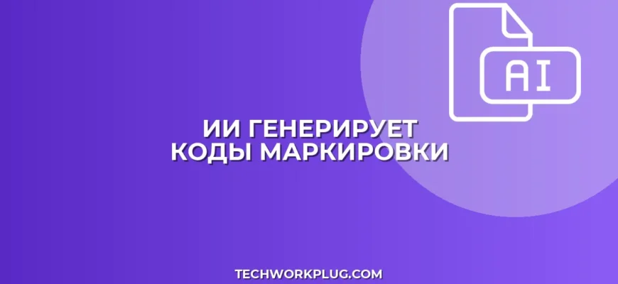 Генерация кодов маркировки товаров с помощью ИИ: гайд