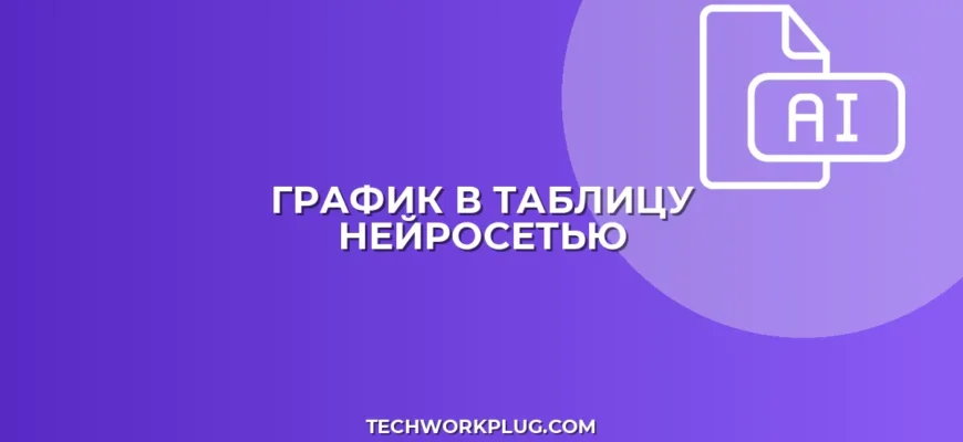Как перевести график в таблицу с помощью ИИ