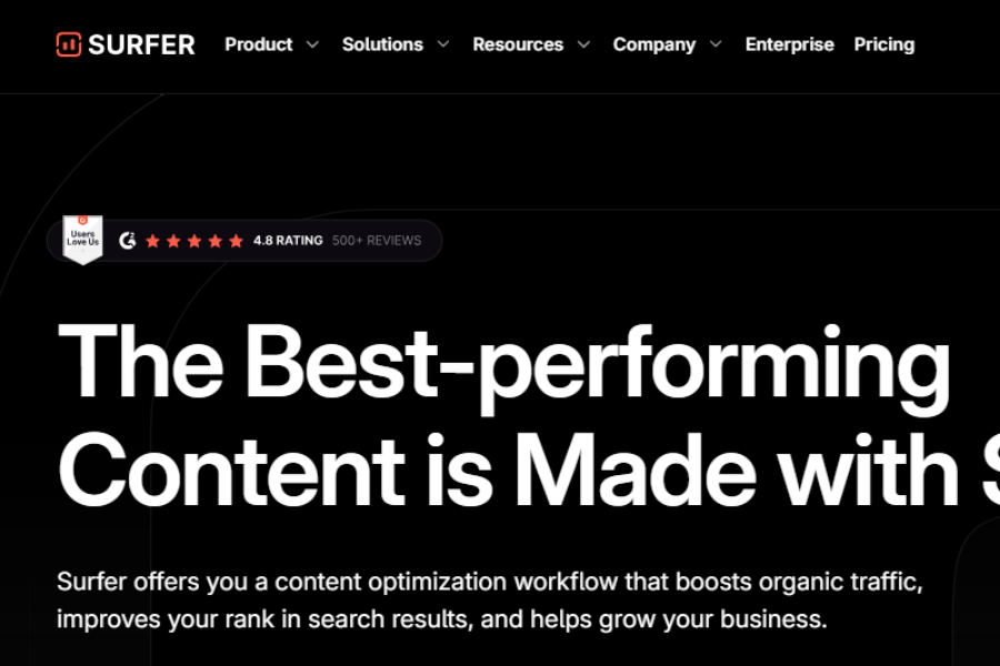 Surfer-seo-website-image AI Tools Directory - Surfer-seo-website-image